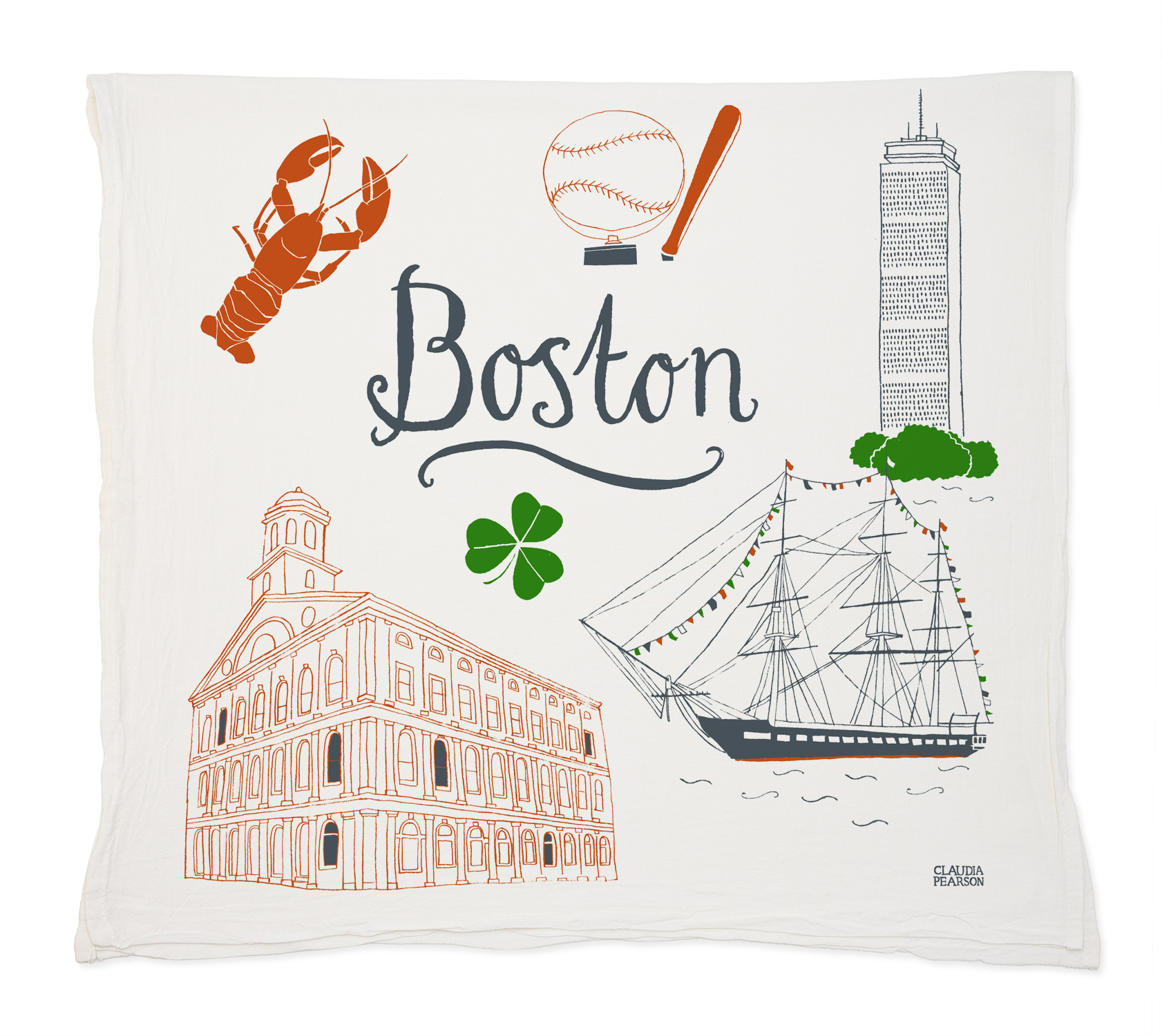  Boston International Cotton Kitchen Dishcloth Tea