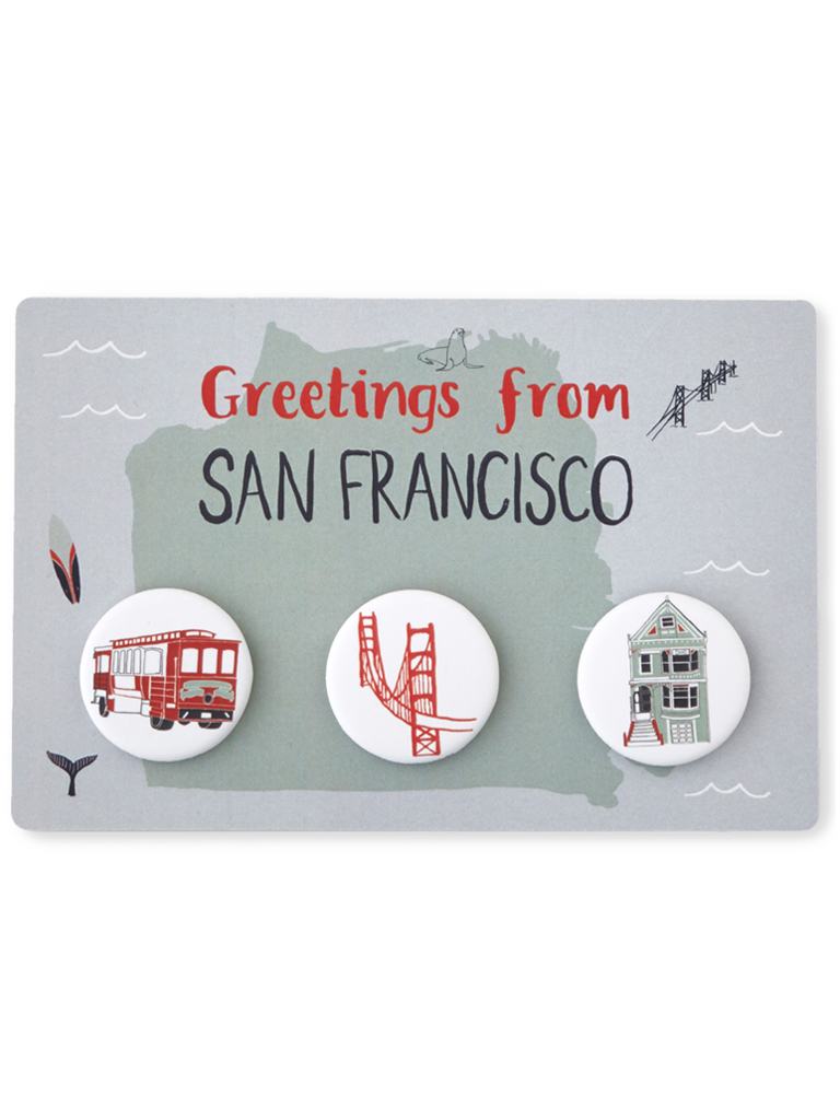 San Francisco city postcards