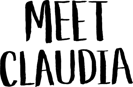 Text graphic saying 'MEET LAUDI' in bold black letters.