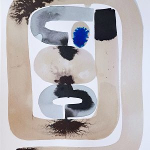 Original Ink on Watercolor Paper - Pathway 2